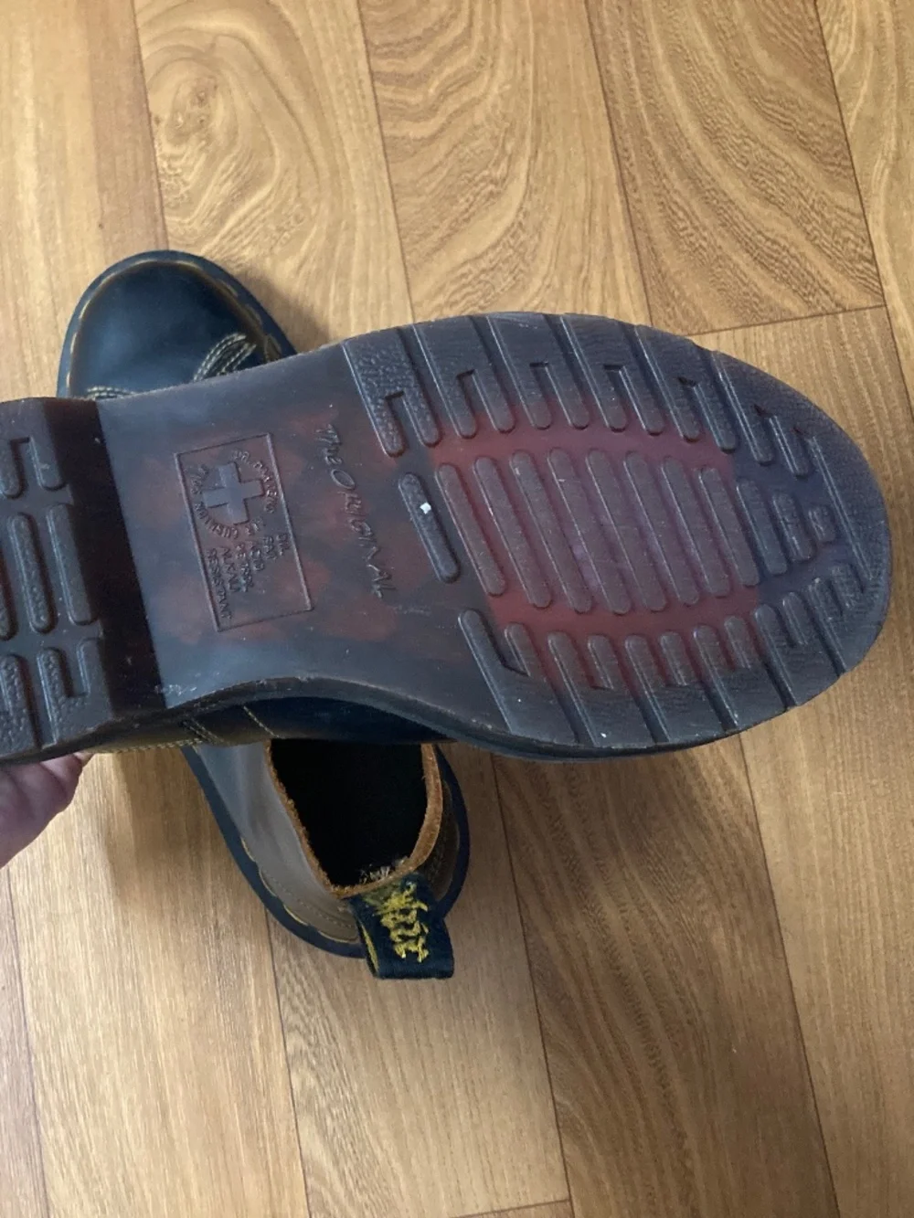 Dr. Martens Church Vintage Monkey Boots Black Leather Men’s 6 Women’s 7 EU 38